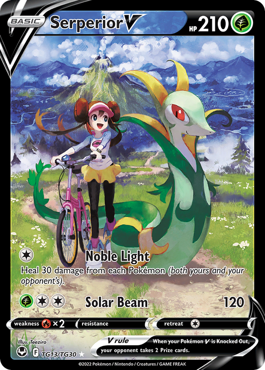Serperior V - Silver Tempest Trainer Gallery TG13/TG30  (Foil) - Near Mint - Ungraded