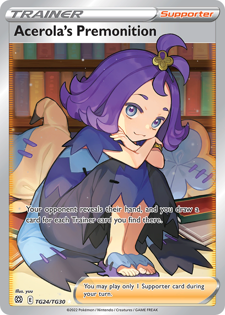 Acerola's Premonition - Brilliant Stars Trainer Gallery TG24/TG30 (Foil) - Near Mint