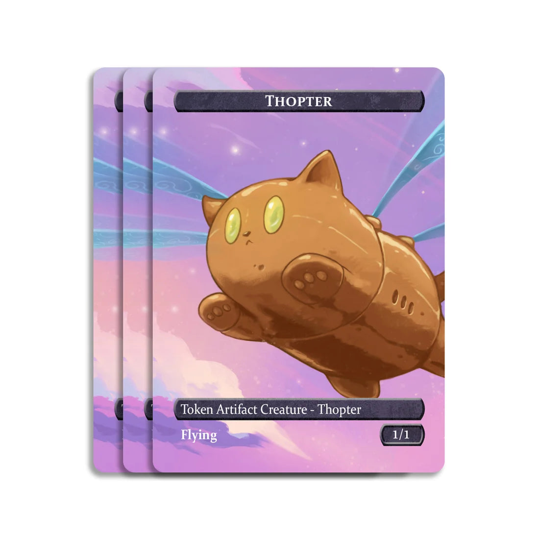 Caverns & Calicos Manacat Tokens & Proxies - Thopter & Clue Token Set