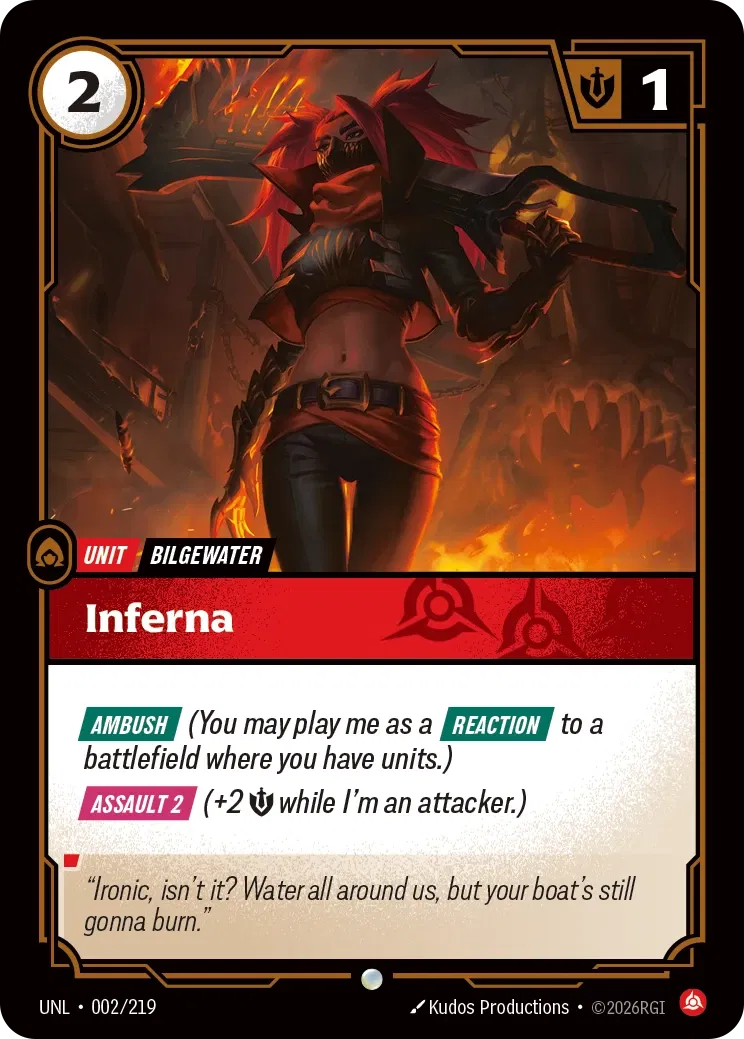 Inferna - Unleashed 002/219 (Foil)