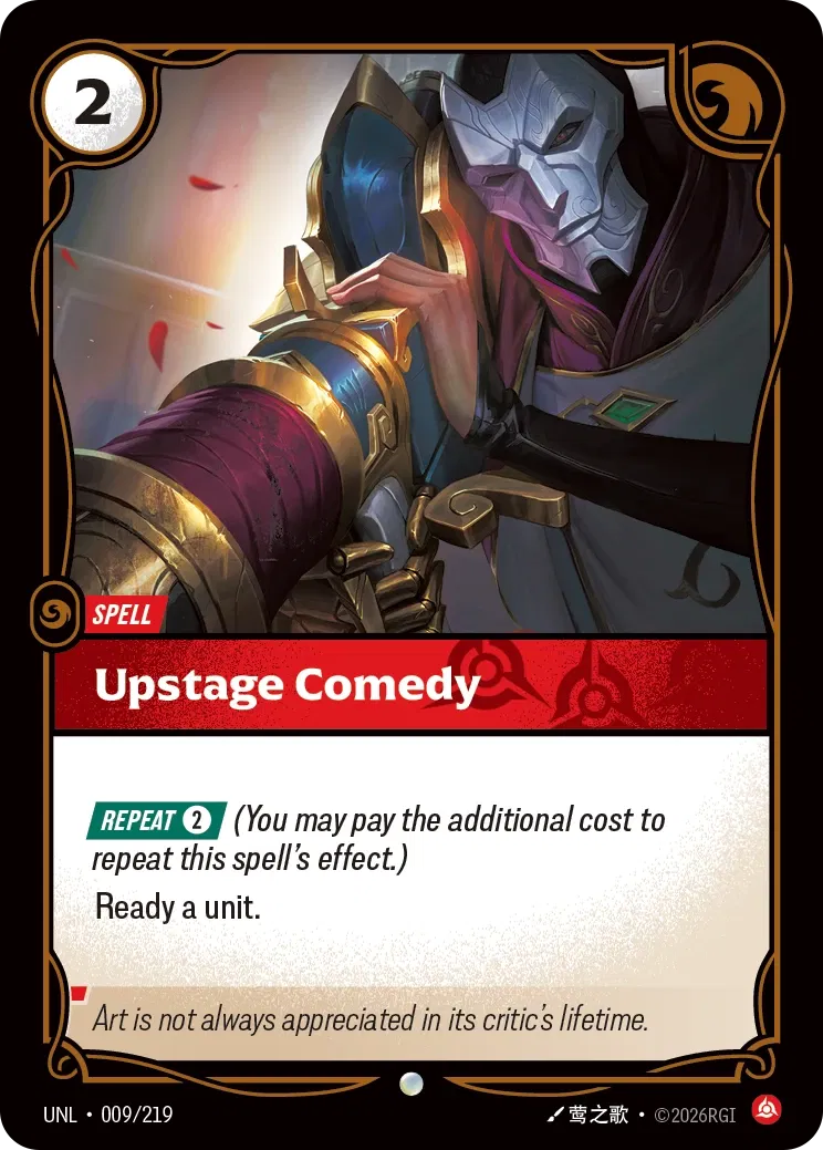 Upstage Comedy - Unleashed 009/219 (Foil)