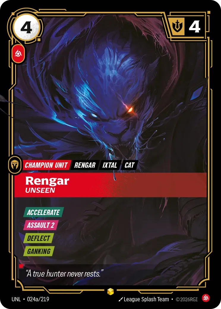 Rengar - Unseen - Unleashed 24a
