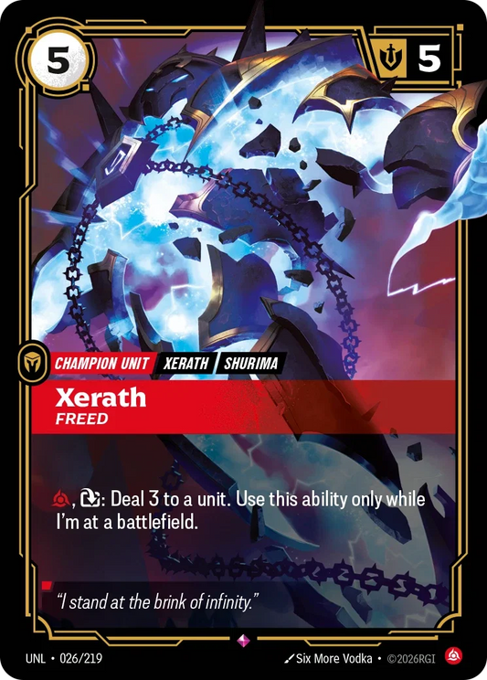 Xerath - Freed - Unleashed 026/219 (Foil)