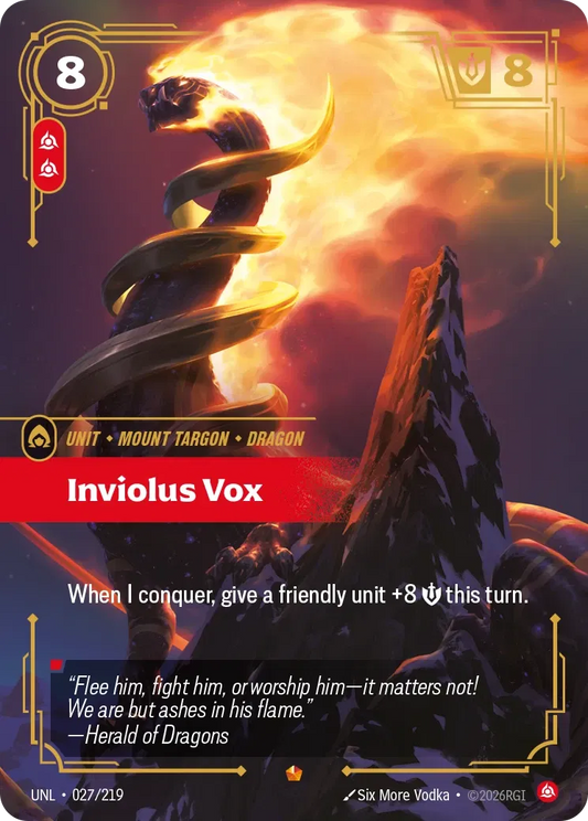 Inviolus Vox - Unleashed 027/219 (Foil)