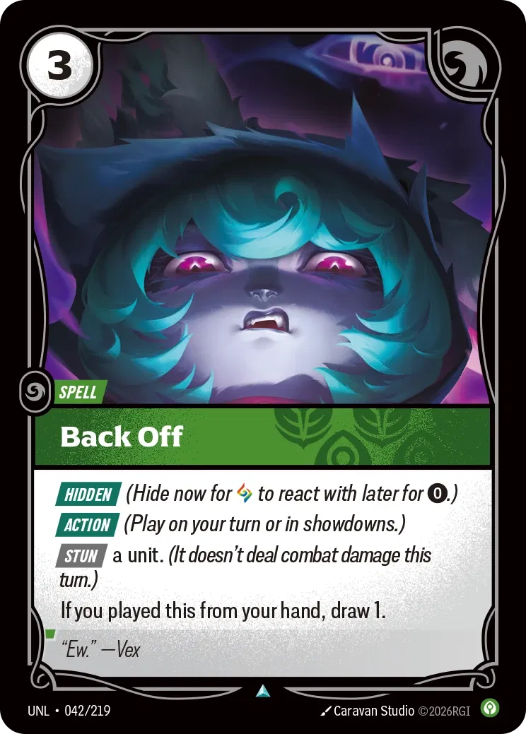 Back Off - Unleashed 042/219