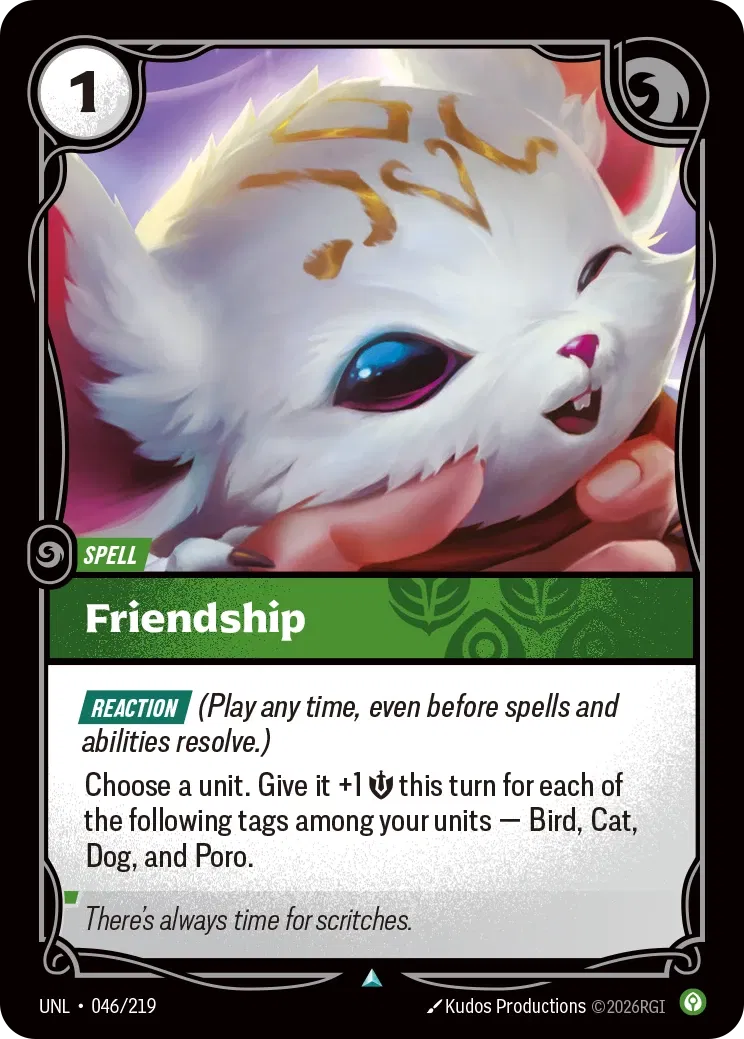 Friendship - Unleashed 046/219 (Foil)