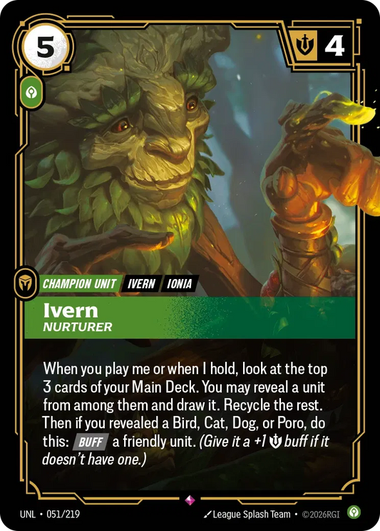 Ivern - Nurturer - Unleashed 051/219 (Foil)