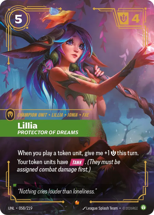 Lillia - Protector of Dreams - Unleashed 58 (Foil)