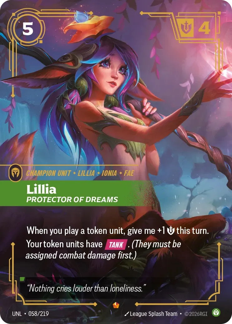 Lillia - Protector of Dreams - Unleashed 058/219 (Foil)