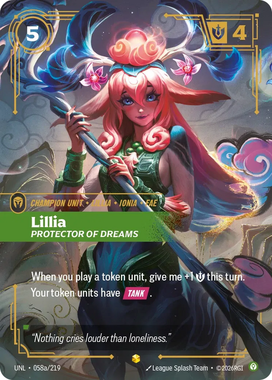 Lillia - Protector of Dreams (Alternate Art) - Unleashed 058a/219 (Foil)
