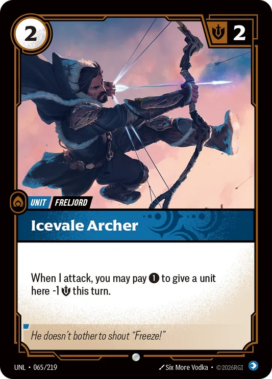 Icevale Archer - Unleashed 65 (Foil)