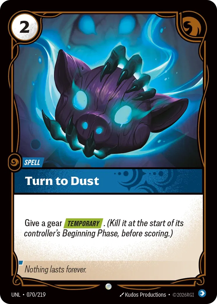 Turn to Dust - Unleashed 070/219