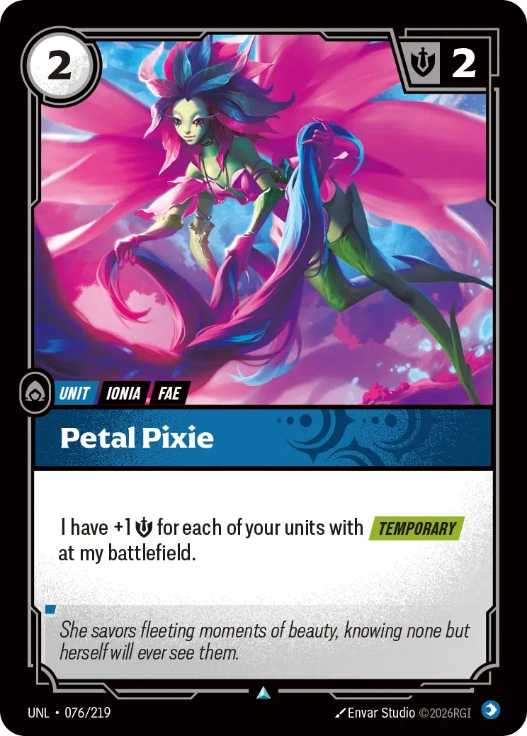 Petal Pixie - Unleashed 076/219 (Foil)