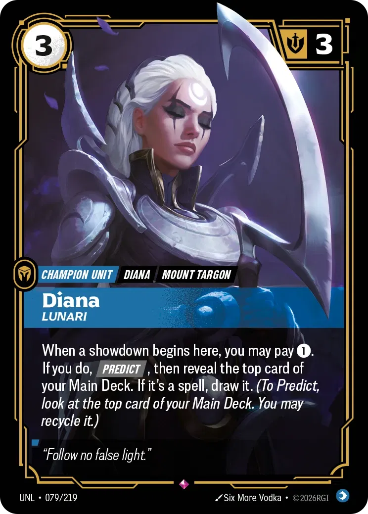 Diana - Lunari - Unleashed 079/219 (Foil)