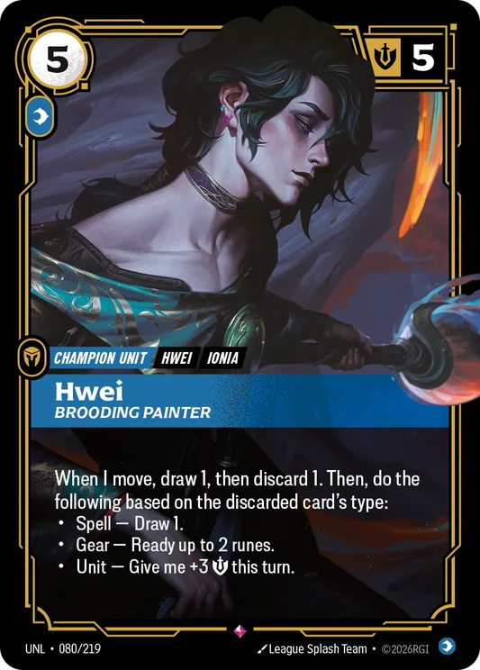 Hwei - Brooding Painter - Unleashed 80 (Foil)