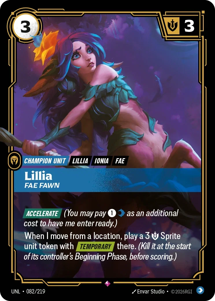 Lillia - Fae Fawn - Unleashed 082/219 (Foil)