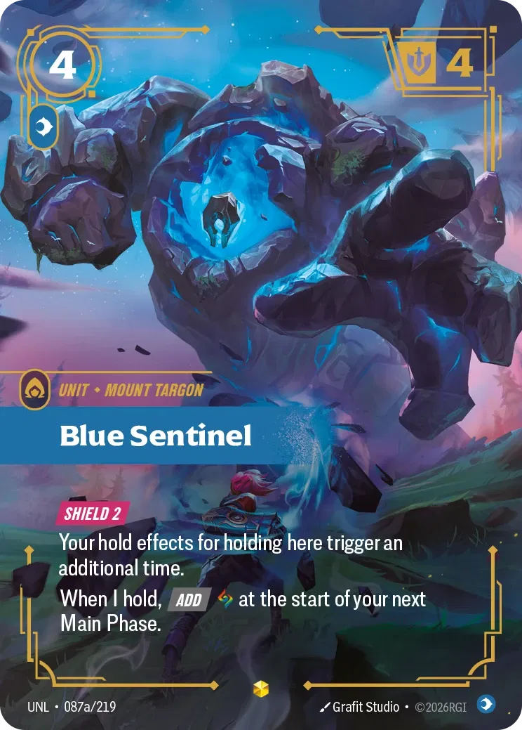 Blue Sentinel - Unleashed 87a (Foil)