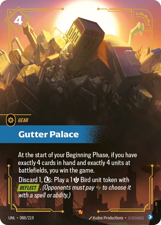 Gutter Palace - Unleashed 088/219 (Foil)