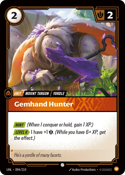 Gemhand Hunter - Unleashed 094/219 (Foil)