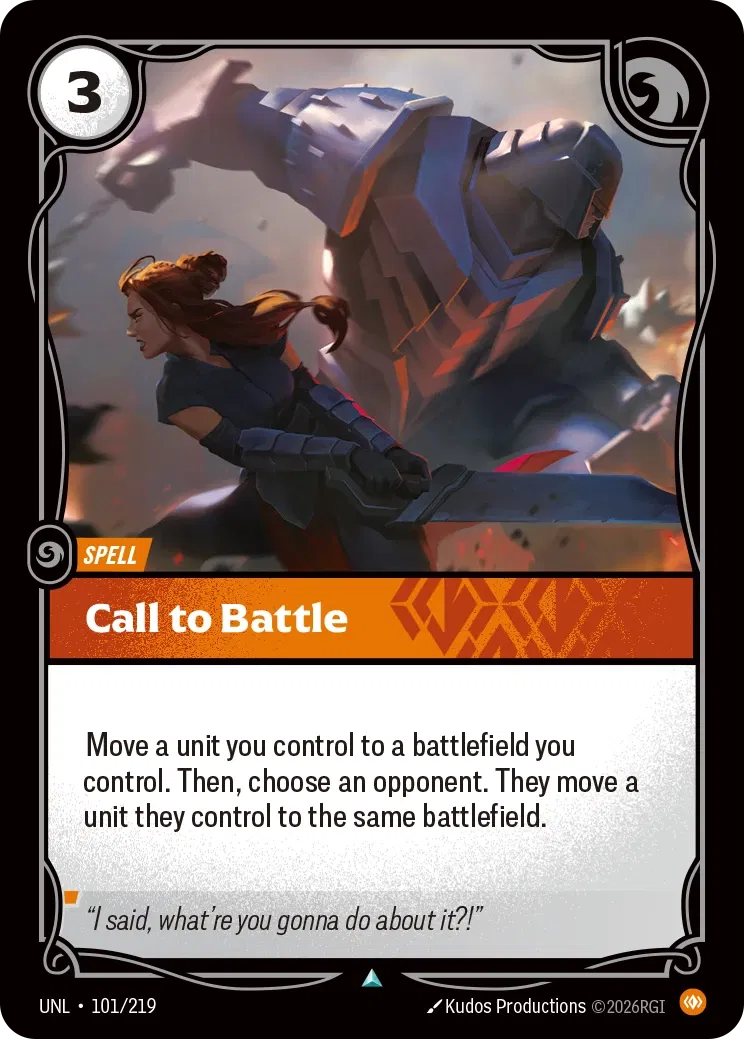 Call to Battle - Unleashed 101