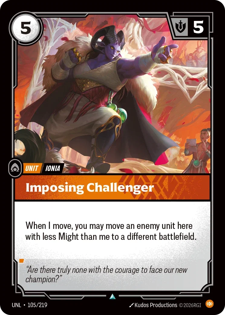 Imposing Challenger - Unleashed 105