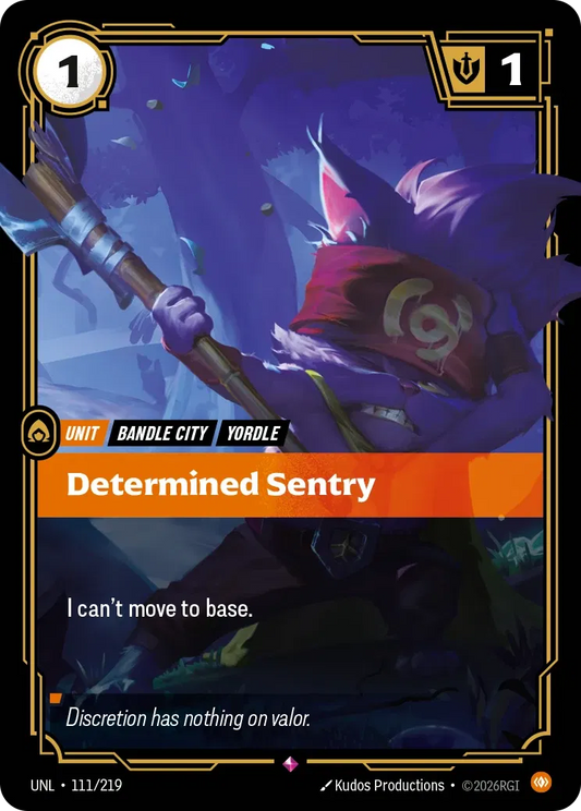 Determined Sentry - Unleashed 111 (Foil)