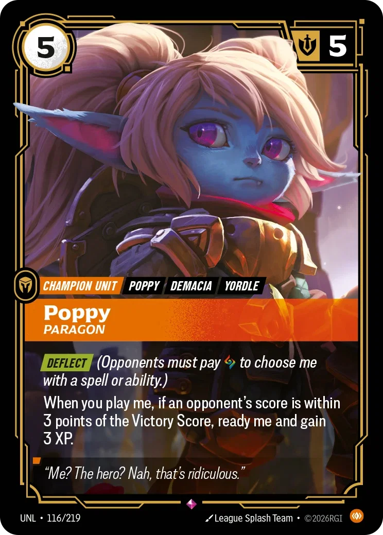 Poppy - Paragon - Unleashed 116/219 (Foil)