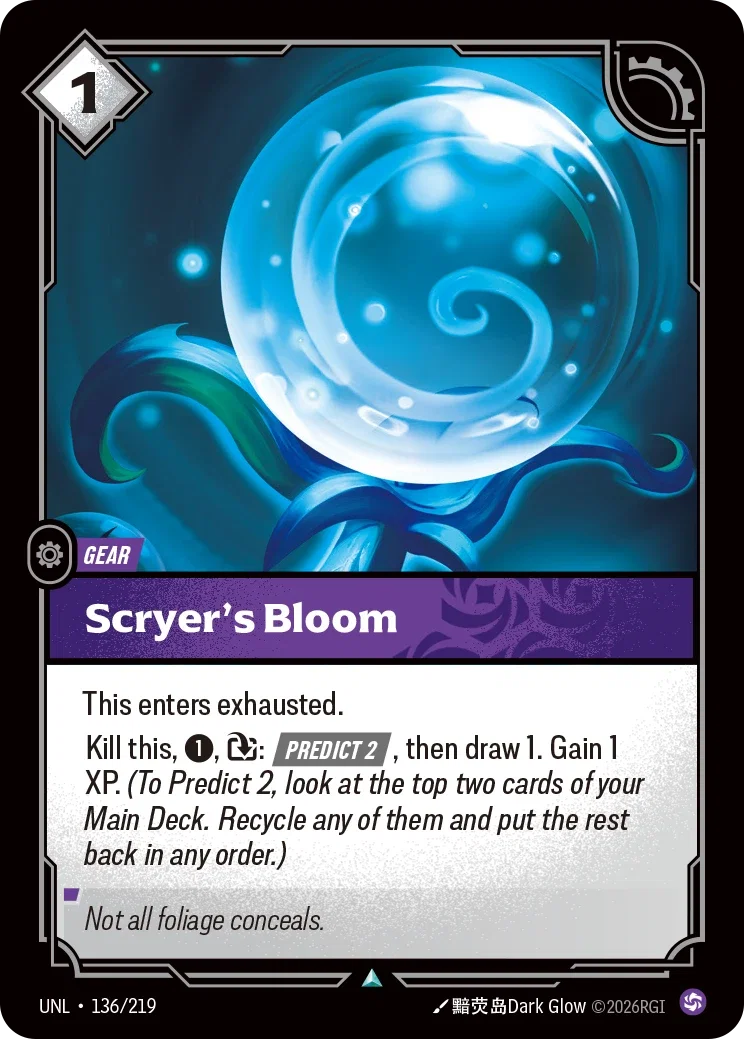 Scryer's Bloom - Unleashed 136/219 (Foil)