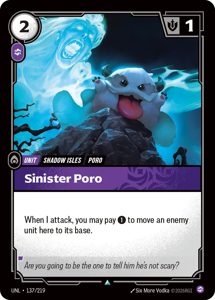 Sinister Poro - Unleashed 137/219 (Foil)