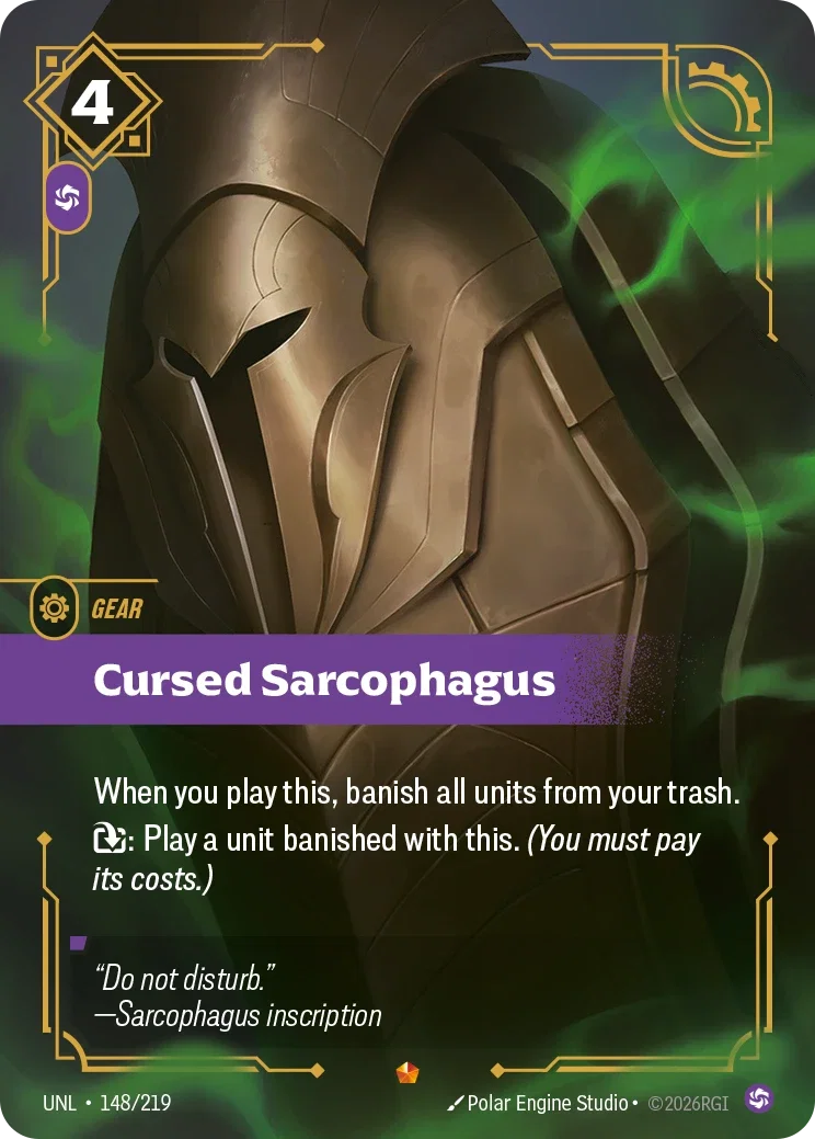 Cursed Sarcophagus - Unleashed 148/219 (Foil)