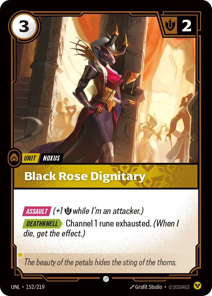 Black Rose Dignitary - Unleashed 152