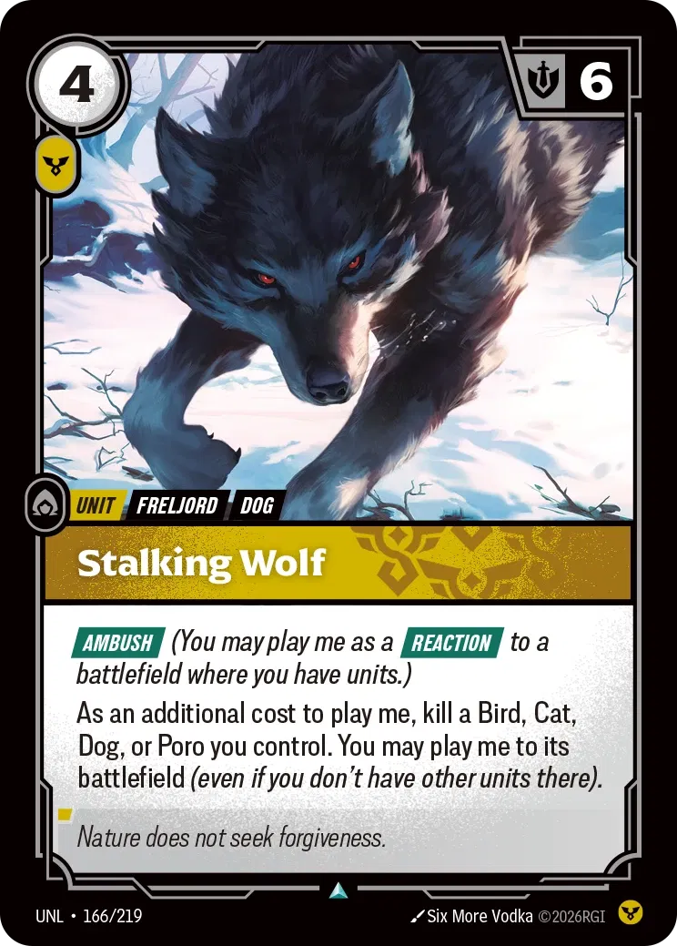 Stalking Wolf - Unleashed 166