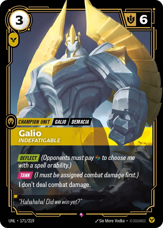 Galio - Indefatigable - Unleashed 171/219 (Foil)