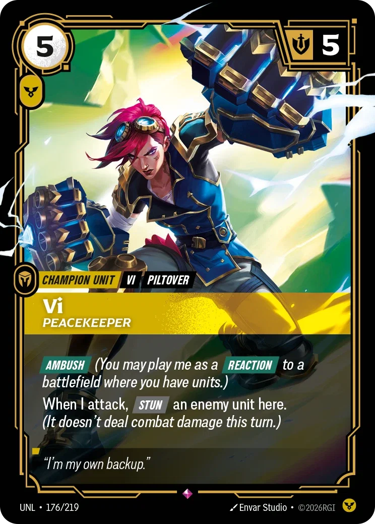 Vi - Peacekeeper - Unleashed 176/219 (Foil)