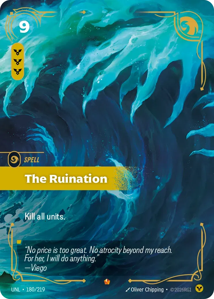 The Ruination - Unleashed 180/219 (Foil)