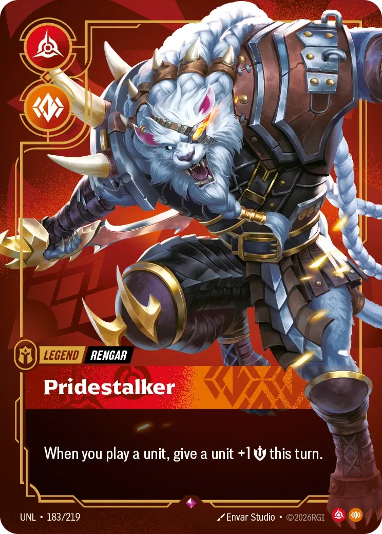 Rengar - Pridestalker - Unleashed 183/219 (Foil)