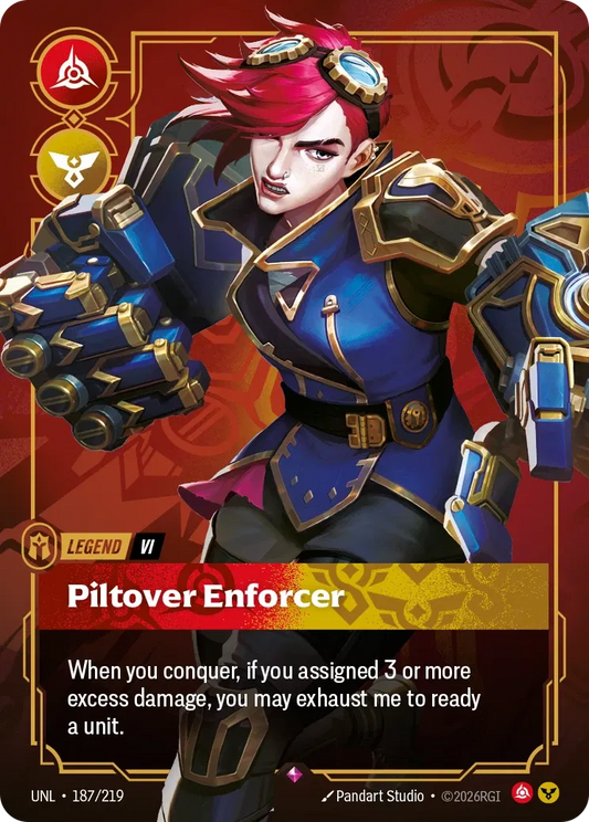 Vi - Piltover Enforcer - Unleashed 187 (Foil)