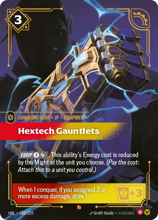 Hextech Gauntlets - Unleashed 188 (Foil)