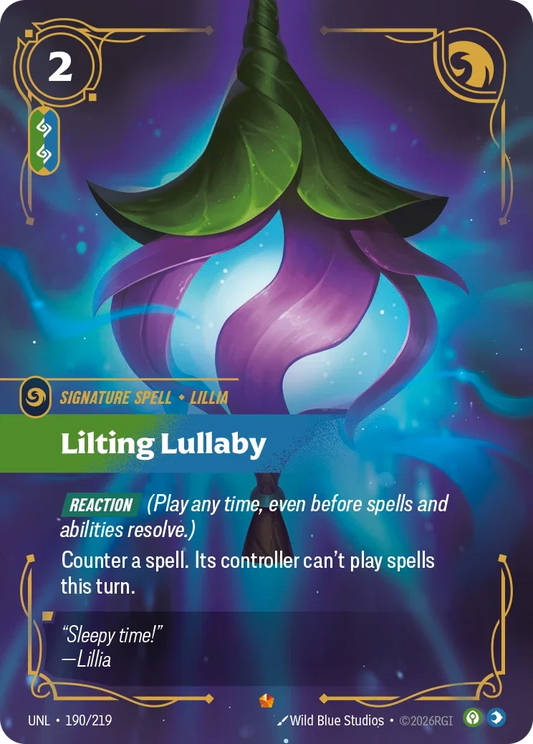Lilting Lullaby - Unleashed 190/219 (Foil)