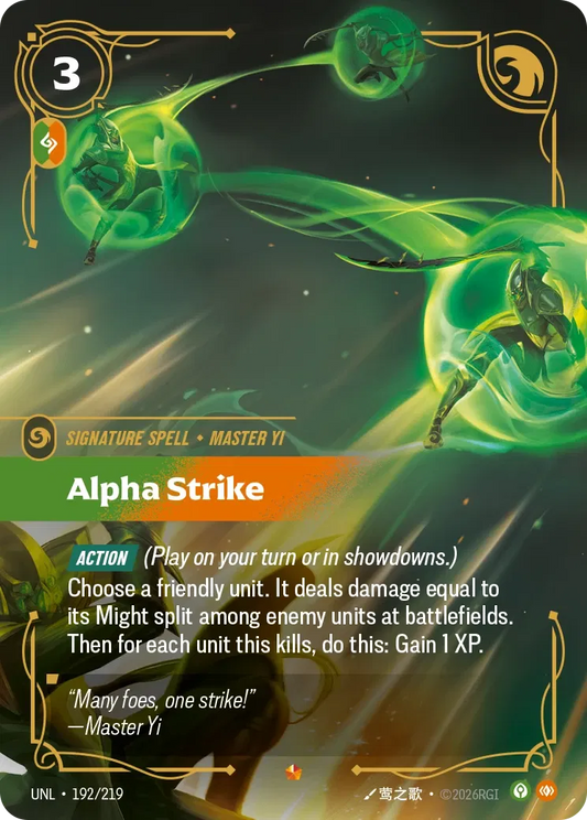 Alpha Strike - Unleashed 192 (Foil)