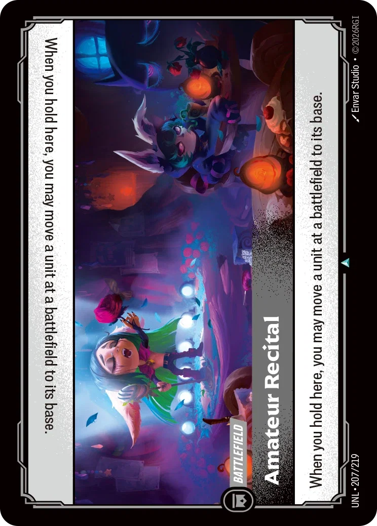 Amateur Recital - Unleashed 207/219 (Foil)