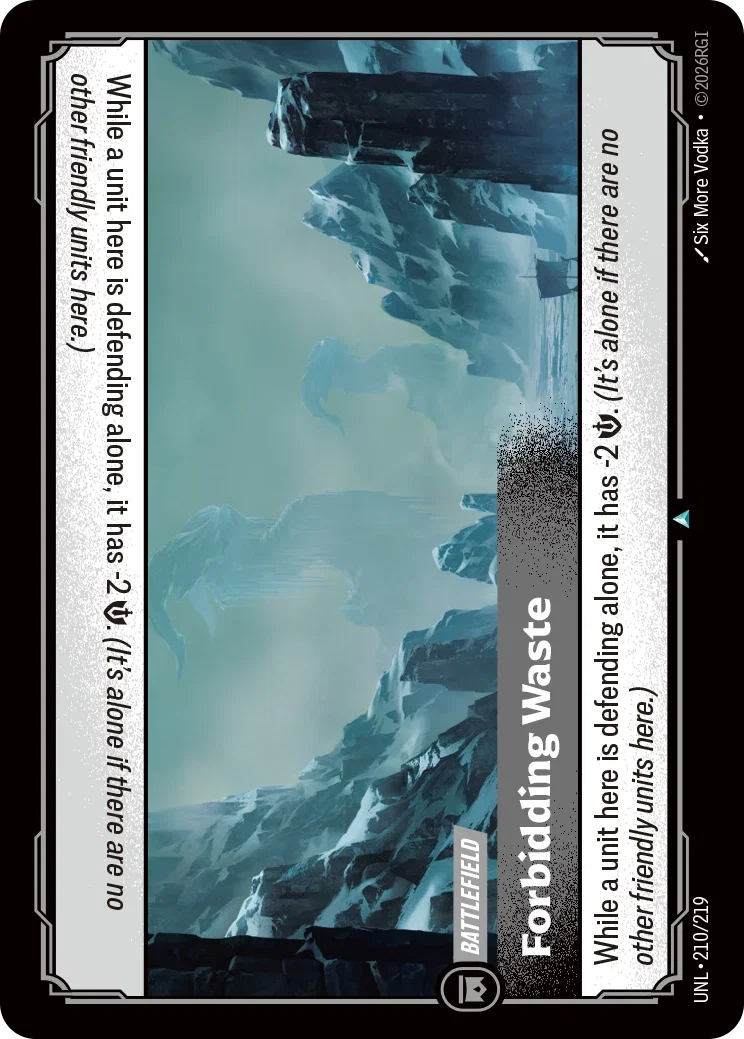 Forbidding Waste - Unleashed 210/219