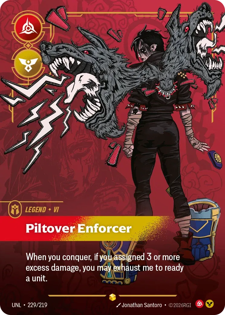 Vi - Piltover Enforcer - Unleashed 229 (Foil)