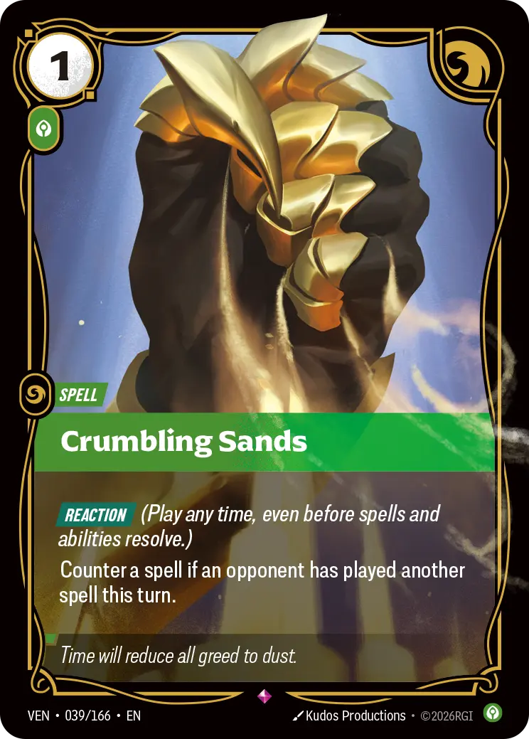 Crumbling Sands - Vendetta 039/166 (Foil)
