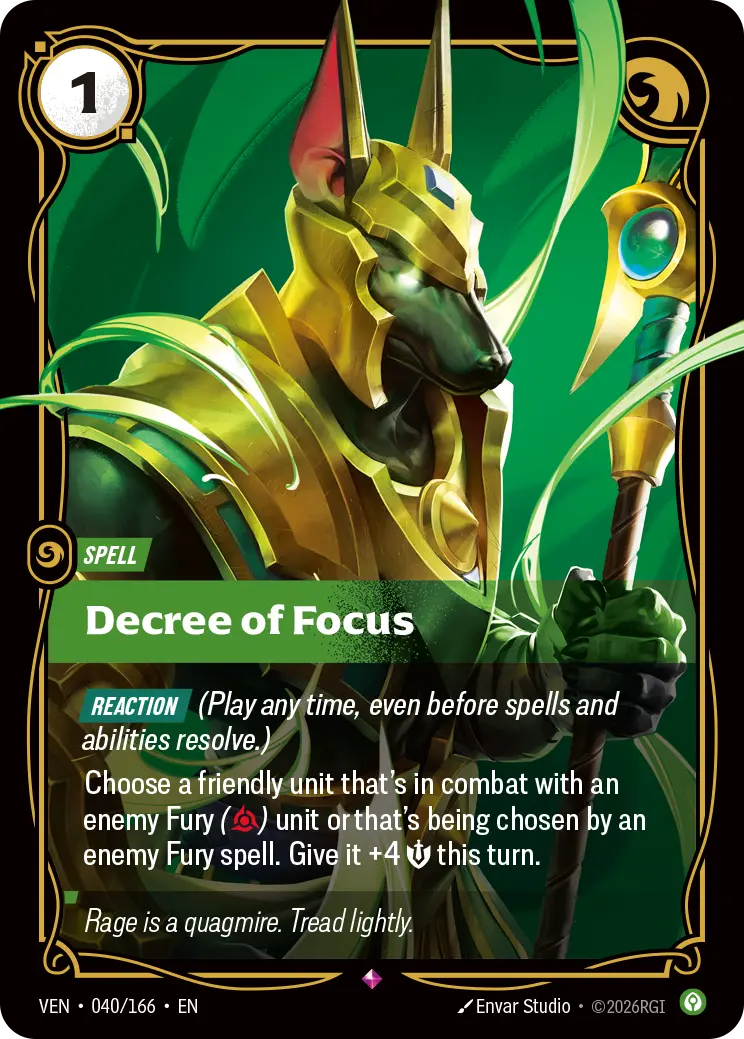 Decree of Focus - Vendetta 040/166 (Foil)