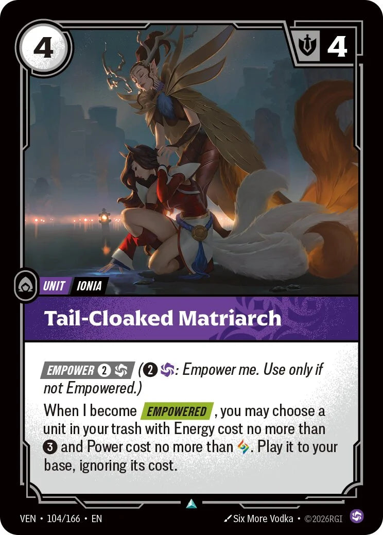 Tail-Cloaked Matriarch - Vendetta 104/166 (Foil)