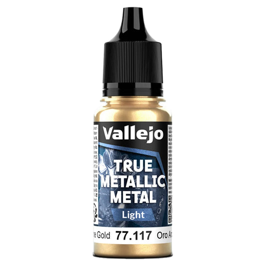 Vallejo True Metallic Metal: Light: Arcane Gold (18ml)