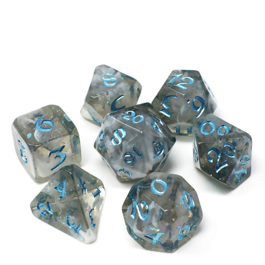 7pc RPG Set - Winter Court - Die Hard Dice