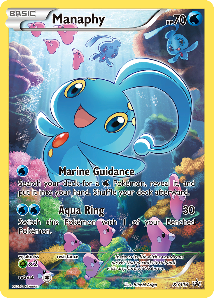 Manaphy - XY Promos XY113  (Foil) - Near Mint - Ungraded