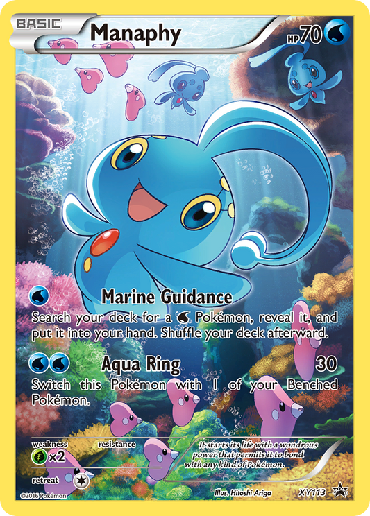 Manaphy - XY Promos XY113  (Foil) - Near Mint - Ungraded